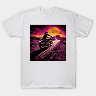 Purple Haze Sunset Rider T-Shirt